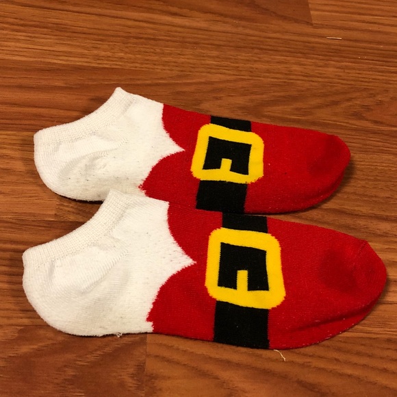 🎄Santa Claus socks🎄 super cute, worn only once - Picture 3 of 3